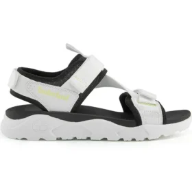 Ripcord Double-Strap Sandals “White”