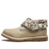 Roll Top Wide-Fit Boots “Wheat Brown”