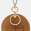 Round 2-Sided Leather Key Ring Round 2-Sided Leather Key Ring