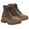 Roxie Lane Mid Lace-Up Boot “Medium Brown Full Grain”