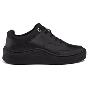 Ruby Ann Wide-Fit Sneaker “Black Full Grain”