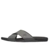 Seton Bay Cross Strap Sandals “Black”