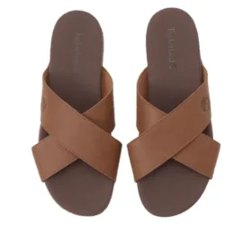 Seton Bay Cross Strap Sandals “Brown”