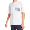 SS20 Earth Pattern Printing Short Sleeve Couple Style White