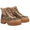 Stone Street Platform Boots “Leopard Print”