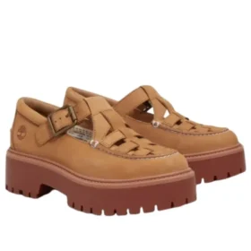 Stone Street Platform Buckle “Medium Beige Nubuck”