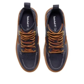 Stone Street Platform “Dark Blue Full Grain”