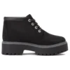 Stone Street Premium Platform Waterproof Chukka Boots “Black Nubuck”