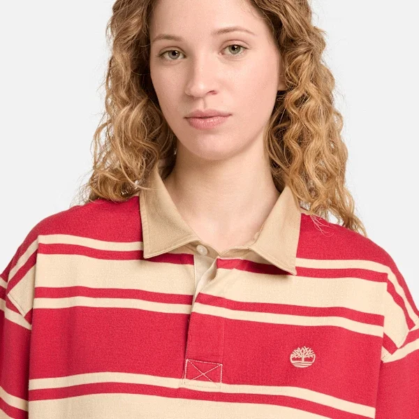 Striped Short-Sleeve Rugby Polo Striped Short-Sleeve Rugby Polo