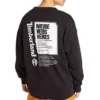 Timberland Back Large Logo Printing Sports Black