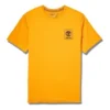 Timberland Back Pattern Printing Short Sleeve Orange