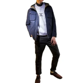 Timberland Casual hooded Jacket Blue