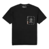 Timberland Casual Loose Round Neck Short Sleeve Black