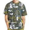 Timberland Casual Loose Short Sleeve Round Neck