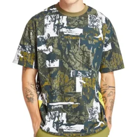 Timberland Casual Loose Short Sleeve Round Neck