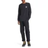 Timberland Casual Printing Round Neck Long Sleeves Black