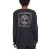 Timberland Casual Printing Round Neck Long Sleeves Black