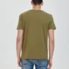Timberland Casual Round Neck Printing Short Sleeve Green