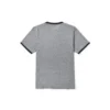 Timberland Colorblock Collar Logo Printing Short Sleeve Gray