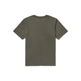 Timberland Contrast Color Stitching Color Block Short Sleeve Green