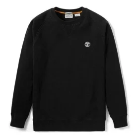 Timberland Embroidered Logo Round Neck Pullover Black