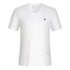 Timberland Embroidered Logo V neck Short Sleeve White