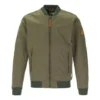 Timberland Logo Pocket Zipper Jacket Forest Green