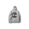 Timberland Logo Printing hooded Zipper Gray