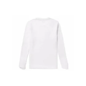 Timberland Logo Printing Round Neck Long Sleeves White