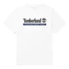 Timberland Logo Printing Short Sleeve White