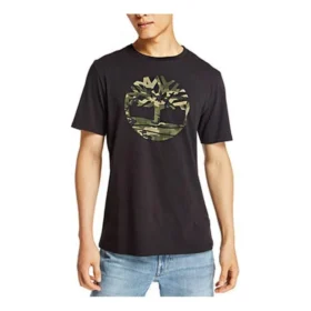 Timberland Printing Short Sleeve Black