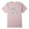 Timberland Round Neck Printing Short Sleeve Pink