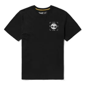 Timberland Round Neck Sports Short Sleeve Black