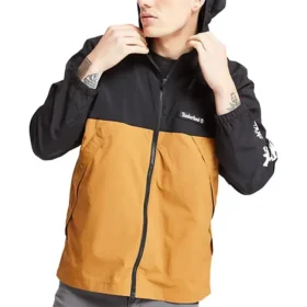 Timberland Splicing hooded Zipper Jacket
