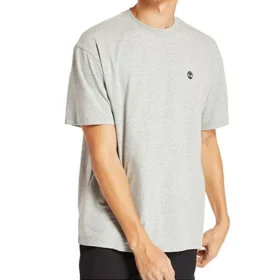 Timberland SS20 Casual Round Neck Printing Short Sleeve Gray