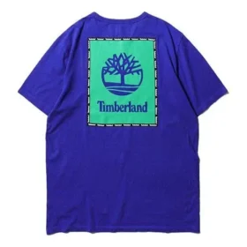 Timberland SS20 Logo Printing Short Sleeve Blue