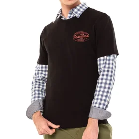 Timberland SS20 Round Neck Printing Short Sleeve Black