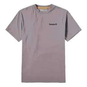 Timberland SS20 Round Neck Printing Short Sleeve Gray