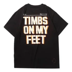 Timberland SS20 Slogan Printing Short Sleeve Black