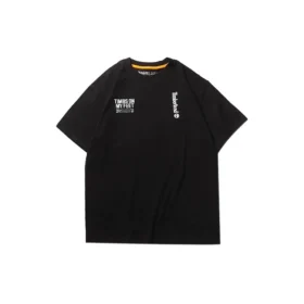 Timberland SS20 Slogan Printing Short Sleeve Black