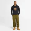 Timberland Tree Logo Hoodie – Black/Wheat