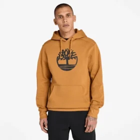 Timberland Tree Logo Hoodie – Wheat/Black
