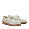 Timberland x Aim Leon Dore Three Eye Lug Hand Sewn Boat Shoes “Off White”
