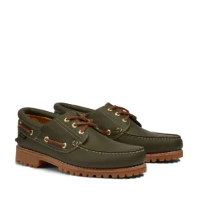 Timberland x Aim Leon Dore Three-Eye Lug Handsewn Boat Shoes “Grape Leaf”