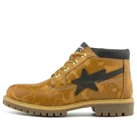 Timberland x BAPE Nelson Premium Waterproof Chukka Boots “Wheat and Chocolate”
