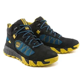 TrailQuest Waterproof Hiking Boots “Black and Yellow”
