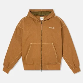 Washed Duck Canvas Hooded Bomber