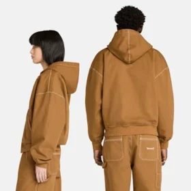 Washed Duck Canvas Hooded Bomber