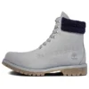 Waterproof 6 Inch Double Collar “Grey Furry Blue”