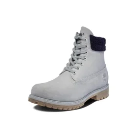 Waterproof 6 Inch Double Collar “Grey Furry Blue”